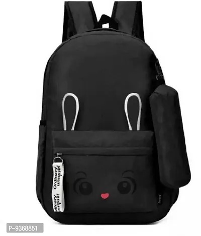 Stylish Bunny Backpack 25 L For College/School Girls-thumb0