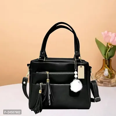 Women PU Leather Handbag  Sling Bag-thumb0