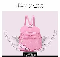 Classy Solid Backpacks  for Women-thumb2