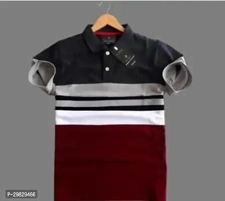 Stylish Striped Polo Tshirt for Men