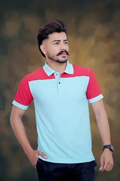 Stylish Solid Polo Tshirt for Men