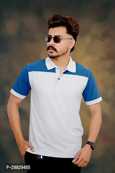 Stylish Solid Polo Tshirt for Men