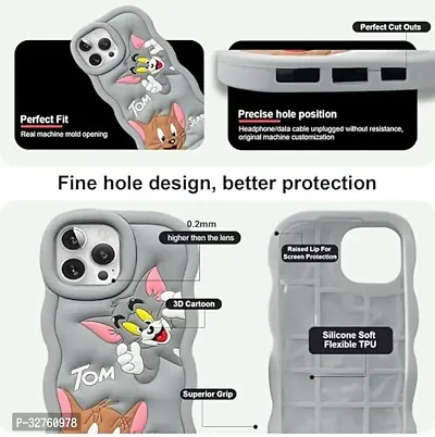 Stylish Printed Back Case Cover for iPhone 15 Pro Max (GREY)-thumb2