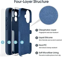 Designed for iPhone 16 Plus Soft Liquid Silicone Slim Protective-thumb4