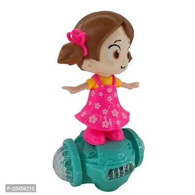 Cute Musical Dancing Spinning Doll with Flashing Lights Light and Sound Toys for Kids-thumb0