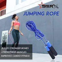 Star X Blue Ball Bearing Skipping Rope for Men  Women, Jumping Rope 9Ft Long Rope Ball Bearing Skipping Rope-thumb3