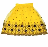 KRISHNAV ENTERPRISE KIDS LEHENGA CHOLI (14-15 Years, Yellow)-thumb4