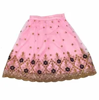 KRISHNAV ENTERPRISE KIDS LEHENGA CHOLI (7-8 Years, Pink)-thumb4