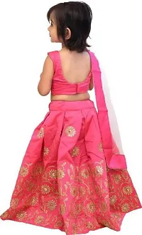 krishnav enterprise kids lehenga choli 2-5 (4-5 Years, pink)-thumb1