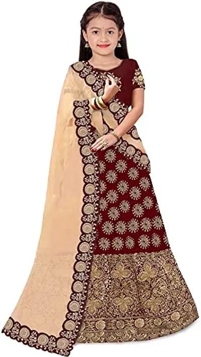 AVANI FEB KIDS SEMI STITCHED LEHENGA CHOLI 4-15