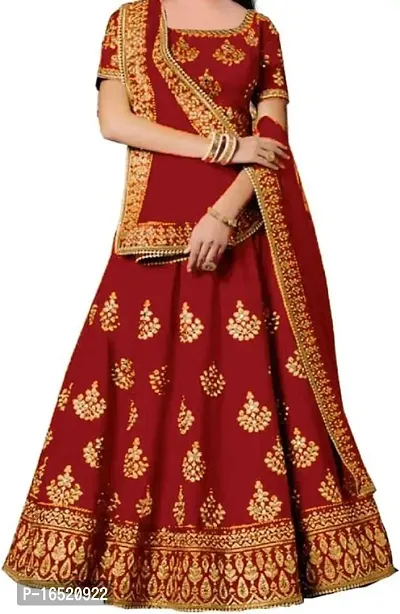 Kids Lehenga Choli Dupatta Set-thumb2