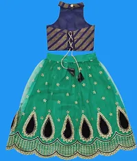 Kids Lehenga Choli Dupatta Set-thumb1