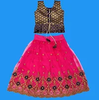 Kids Lehenga Choli Dupatta Set-thumb1