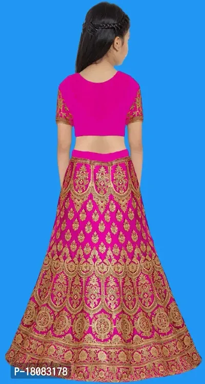 Kids Lehenga Choli Dupatta Set-thumb2