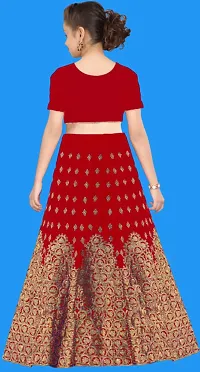 Kids Lehenga Choli Dupatta Set-thumb1