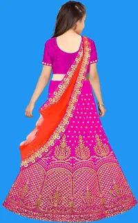 Kids Lehenga Choli Dupatta Set-thumb1