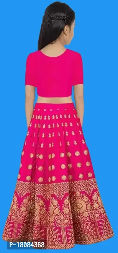 Kids Lehenga Choli Dupatta Set-thumb2