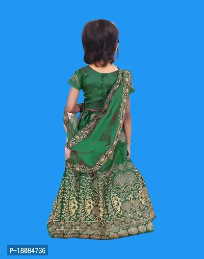 Kids Lehenga Choli Dupatta Set-thumb2