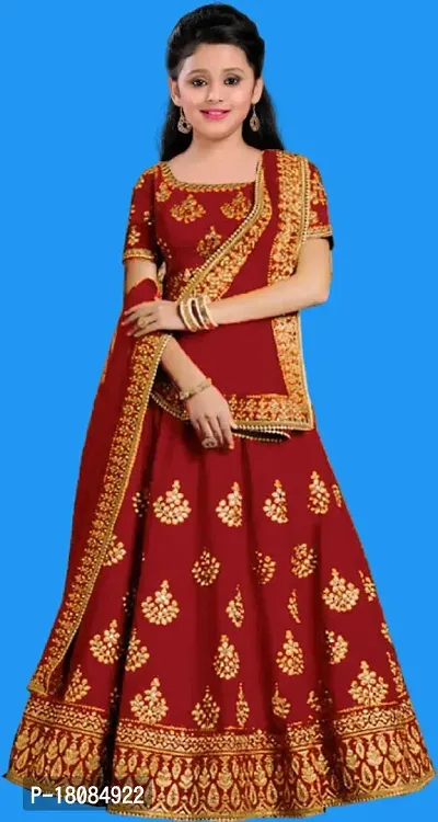 Kids Lehenga Choli Dupatta Set