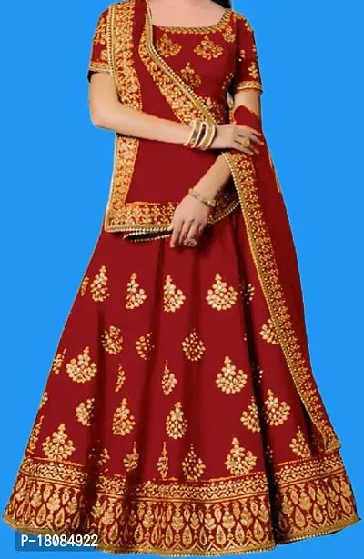 Kids Lehenga Choli Dupatta Set-thumb2