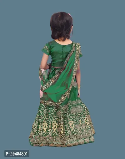 Kids Lehenga Choli Dupatta Set-thumb2