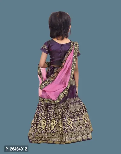 Kids Lehenga Choli Dupatta Set-thumb2