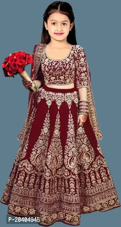 Kids Lehenga Choli Dupatta Set