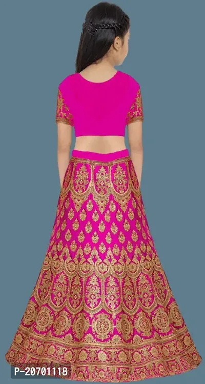 Kids Lehenga Choli Dupatta Set-thumb2