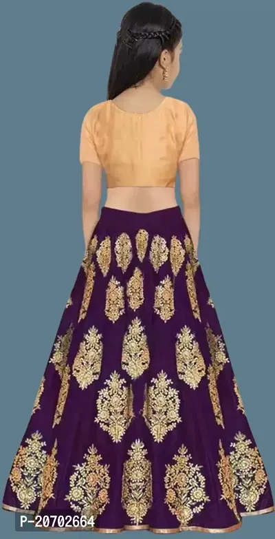 Kids Lehenga Choli Dupatta Set-thumb2