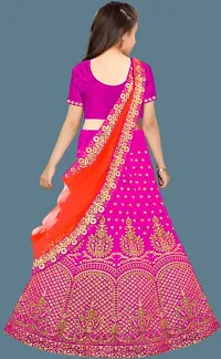 Kids Lehenga Choli Dupatta Set-thumb1