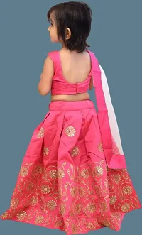 Kids Lehenga Choli Dupatta Set-thumb1