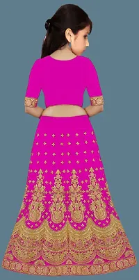 Kids Lehenga Choli Dupatta Set-thumb1