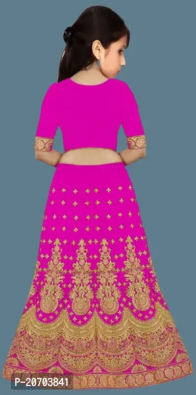 Kids Lehenga Choli Dupatta Set-thumb2