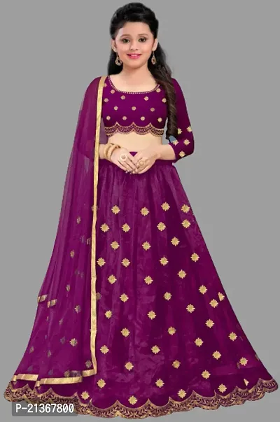 Kids_ Lehenga Choli Dupatta Set-thumb0