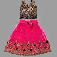 Kids Lehenga Choli Dupatta Set-thumb1