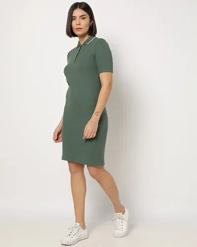 Beautiful Solid Dress For Women