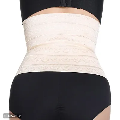 Stylish Beige Polyester Solid Tummy Shaper For Women-thumb3