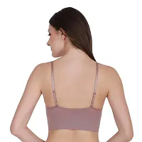 Stylish Magenta Cotton Solid Bras For Women Pack Of 1-thumb3