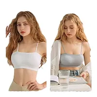 Stylish Multicoloured Cotton Solid Bras For Women Pack Of 4-thumb1