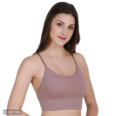 Stylish Magenta Cotton Solid Bras For Women Pack Of 1-thumb0