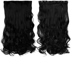 Black Curly Hair Extension-thumb1