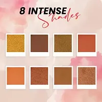 Eyeshadow Palette with 8 Richly Pigmented Matte  Metallic Shades 28 g-thumb3