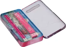 Art Metal Pencil Box  (Set of 1, Purple)-thumb2