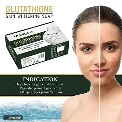 LA Organo Glutathione Cream, 50g  Glutathione Soap (Pack of 2)-thumb3