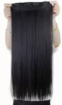 full head long hair wig for women Extension Black Hair Extension-thumb1