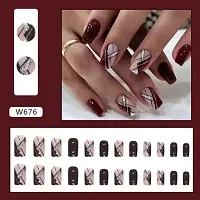 Set of 24 Beautiful Artificial Nails-thumb2