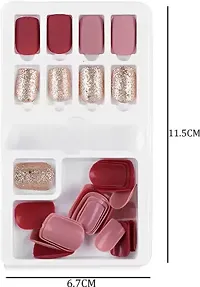 Set of 30 Beautiful Artificial Nails-thumb1