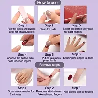 Stick On Nails - Pack of 12-thumb1