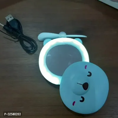 LED Makeup Mirror With Mini Fan