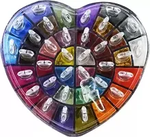 Professional Heart Shape Eyeshadow Shiner Palette 30 g  (multi color)-thumb2